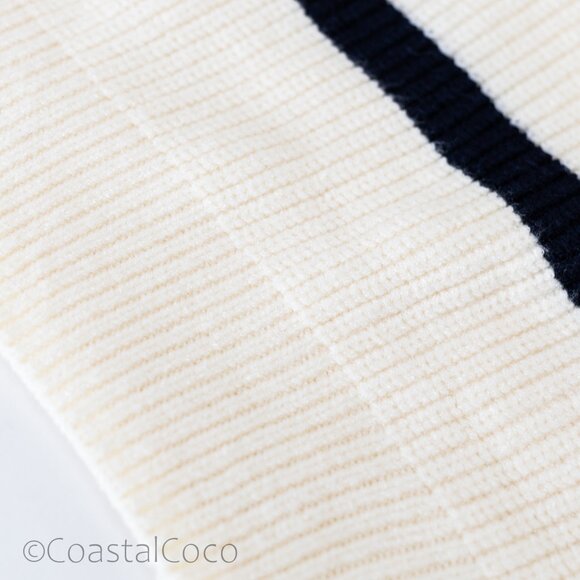 Oliver.O Anthropologie Striped Zipper Sweater Vest XL Top Coastal Nautical Golf - Picture 7 of 12